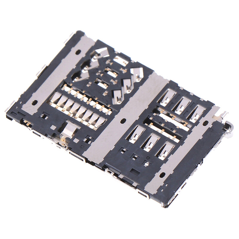 Conector de soporte de módulo de bandeja de ranura de lector de tarjetas Sim para LG G6, H870, H870DS, LS993, VS988, H872