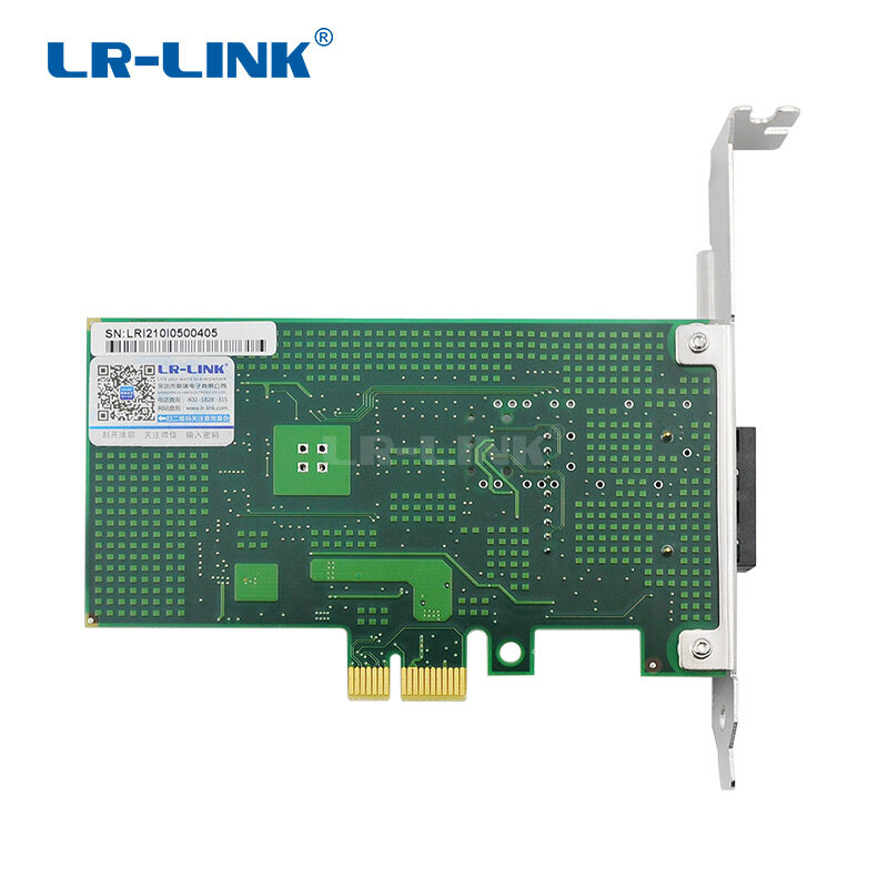 LR-LINK 6230PF 1000Mb Pci-express Kartu Lan Jaringan Serat Optik Intel I210 Gigabit Ethernet Adaptor Server Desktop PC