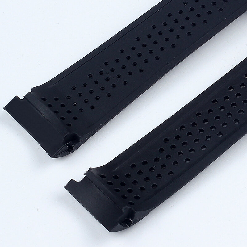 Pulseira de silicone de alta qualidade para carrera aquaracer pulseira de relógio 22mm 24mm esportes masculinos mergulho cinta de borracha à prova dwaterproof água