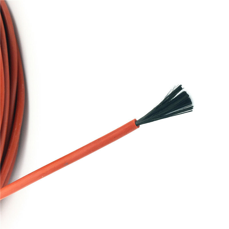 Sistema de Cable de calefacción por infrarrojos, Cable de fibra de carbono de Gel de sílice de 3mm, utilizado en voltaje de 220v, 150w, 10M, 12K, 33ohm / M