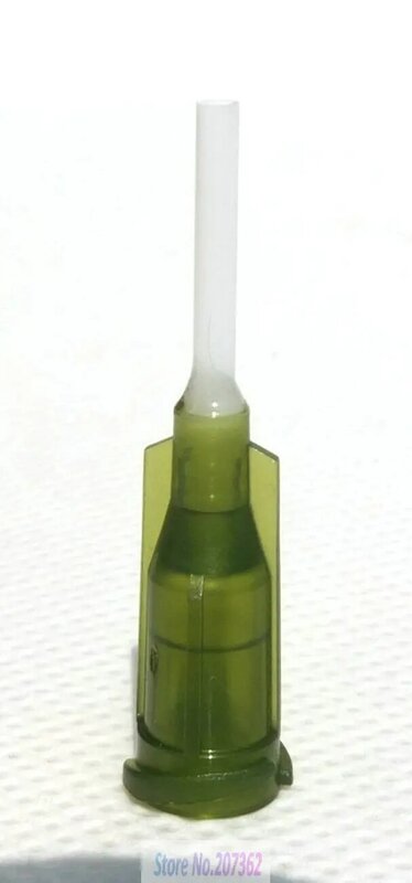 Punta de dispensación Flexible, aguja dispensadora de pegamento, calibre 14, 1/2 pulgadas, 50pk