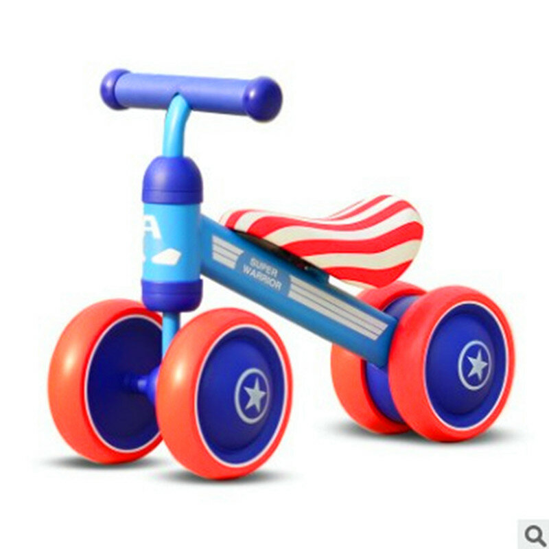 Andador brillante para bebé, juguete de bicicleta para niños de 1 a 3 años, juguetes para aprender a caminar, Scooter de seguridad