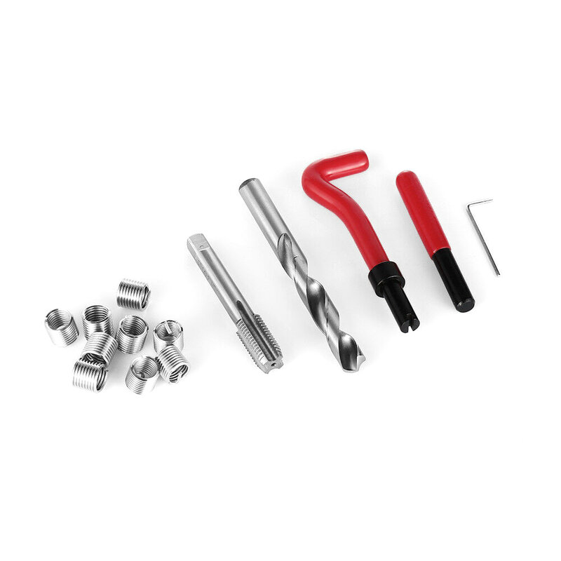 15/20/30Pcs Metric Thread Repair Insert Kit M5 M6 M8 M10 M12 M14 Helicoil Car Pro Coil Tool M5 * 0.8 Car Styling