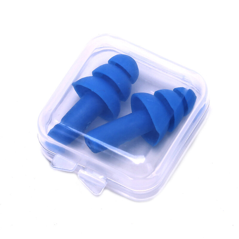 20Pcs Noise Reduction Silicone Soft Ear Plugs Swimming Silicone Earplugs Protective For Sleep Comfort Earplugs