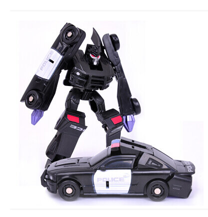 1 pçs transformação crianças clássico robô carros brinquedos para crianças ação & brinquedo figuras frete grátis