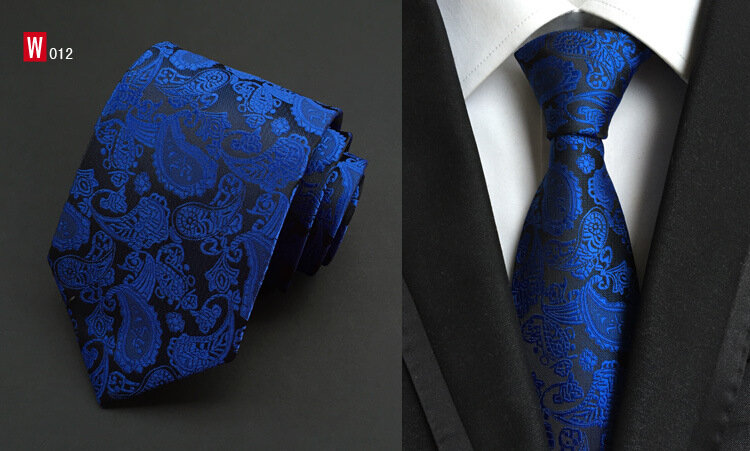 2016 moda męska akcesoria Paisley krawaty dla mężczyzn klasyczna jedwabna pleciona żakardowa krawaty krawaty biznesowe 8.5cm Corbatas Hombre