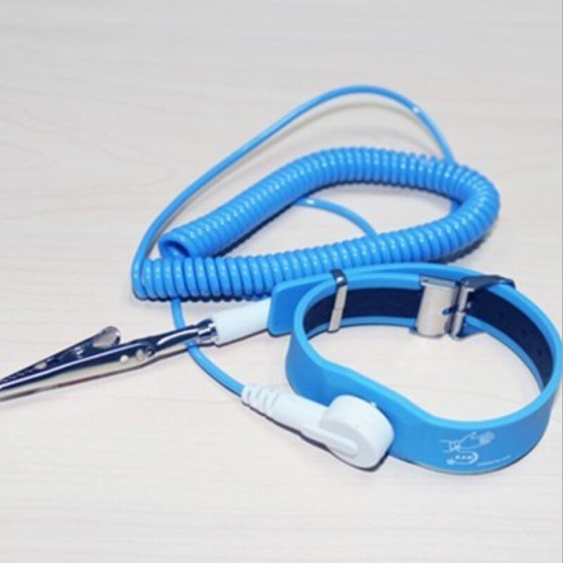 Полиуретановый браслет Esd силикагелевый наручный ремешок разрядный шнур зажим для провода для электрика IC PLCC Бесплатная доставка
