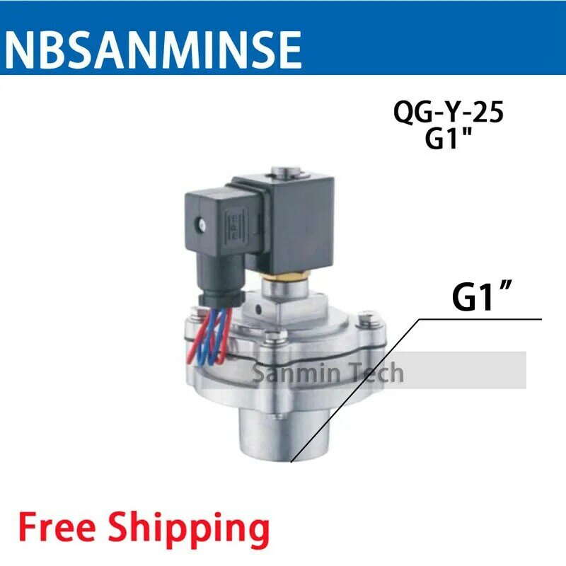 NBSANMINSE QG - Y - 25 Замена GOYEN G1 диафрагменный клапан пылесборник импульсный струйный клапан Соленоидный клапан одна диафрагма