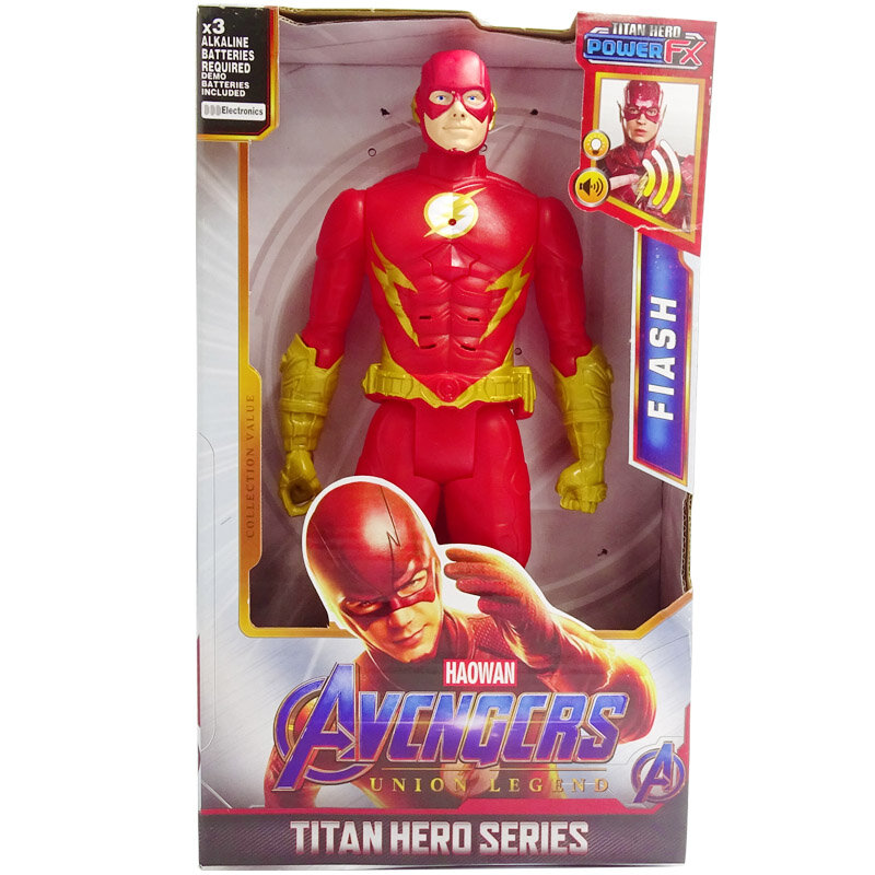 30cm Marvel Avengers venin Batman Superman le Flash Thanos Hulk Wolverine noir panthère Spiderman figurine poupée jouets enfants