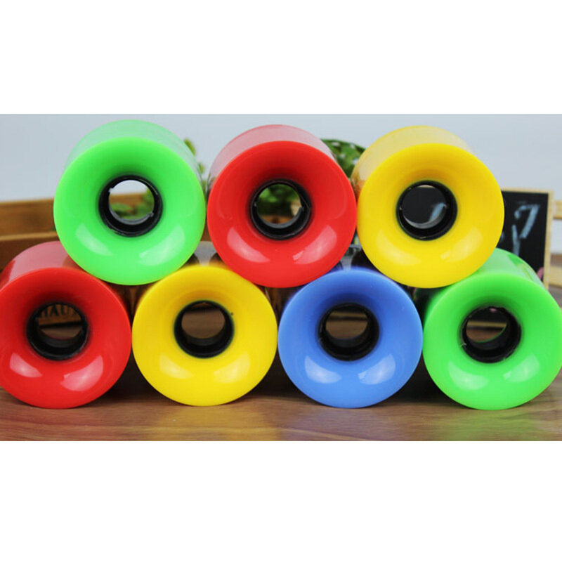 New 4pcs/set 60mmx45mm Hardness 75A Skateboard Wheels High Strength  Wearproof Wheel For Long Board skate board Free Shipping