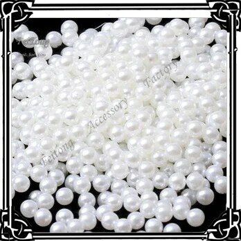 Perlas de plástico DIY con orificios, varias especificaciones, venta al por mayor