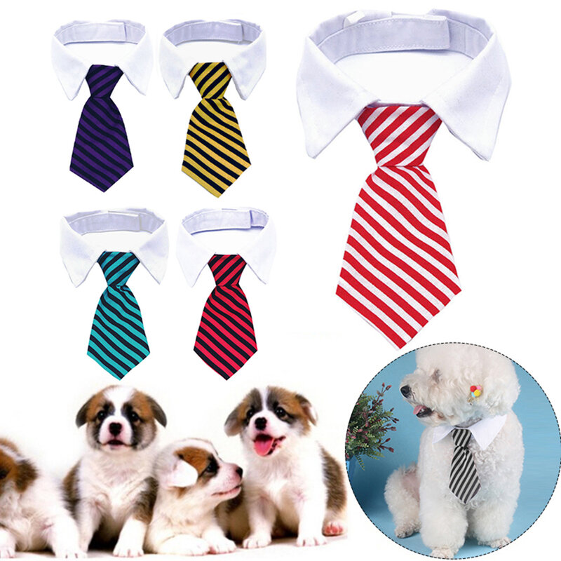 1 de policarbonato para perros Formal corbata esmoquin pajarita Collar de medio perros grandes gato cachorro pajarita para perro, Collar de perro