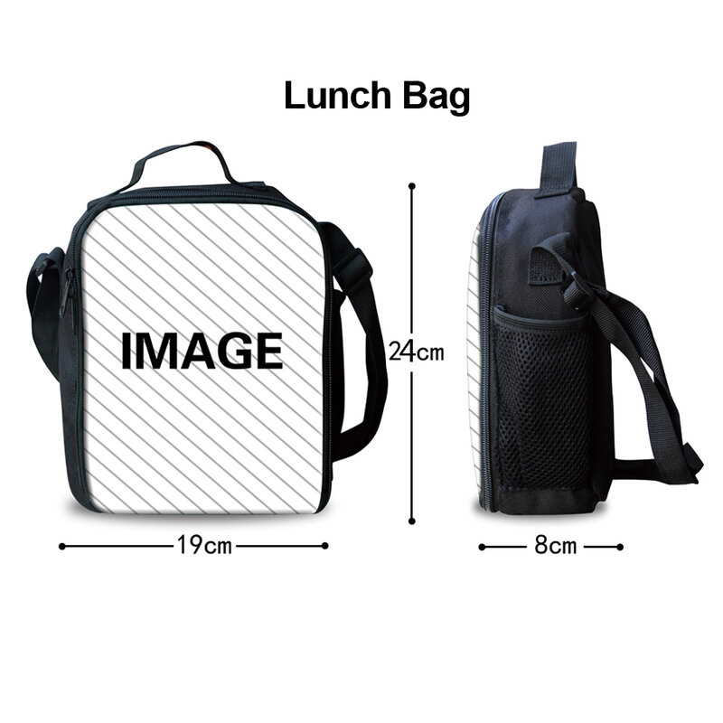 Большой Вместительный рюкзак Jackherelook, модная школьная сумка с принтом диких лошадей, 3 шт./комплект, для студентов, сумки-мессенджеры, для мальчиков, футляр