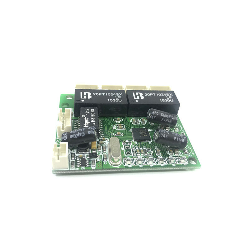 Mini extra small 3/4/5 port 10/100Mbps engineering switch module network access control camera exquisite compact PCBA board OEM