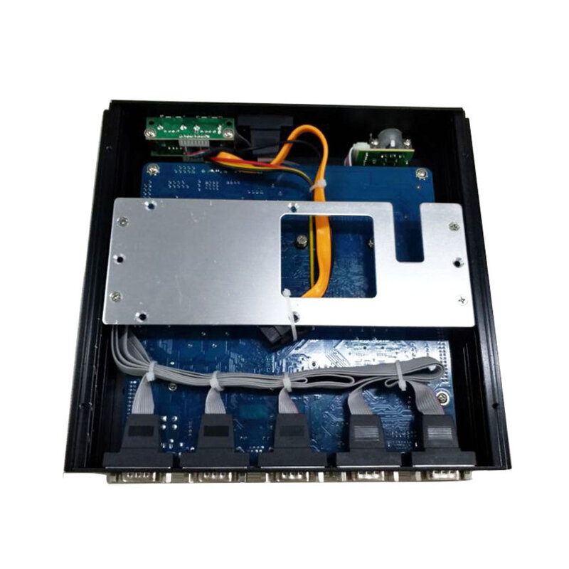 Yanling Pc Linux Mini Tanpa Kipas Murah Intel Celeron J1900 Quad Core Barebone Komputer Industri Slot SIM Tersemat Mendukung 3G/4G