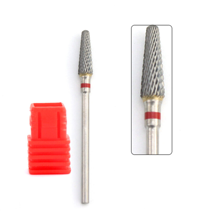 1pcs Carbide Nail Drill Bit Tungsten Milling Cutters Burr Rotary Electric Manicure Machine Equipment Nail Art Tool Accessories