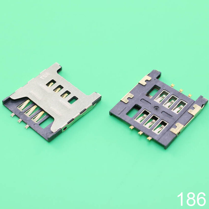 Conector do suporte do cartão SIM para samsung gt e1200m e1200 i519 i939d i939i, tamanho 17,5x16mm, 1x