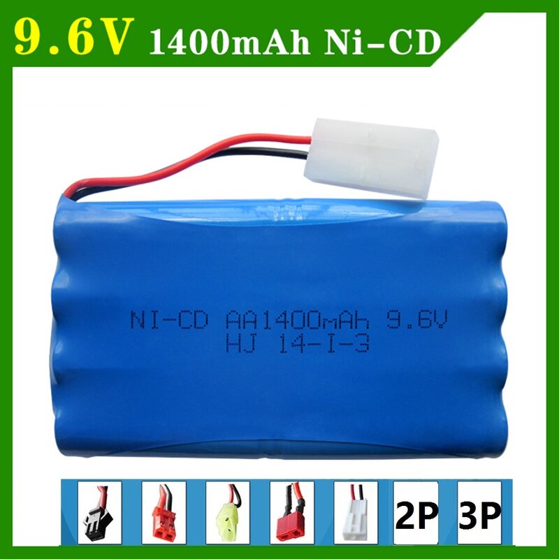 NI-CD 9.6V 1400 1450mah リモコンおもちゃのバッテリー電気おもちゃの照明電動工具 AA 電池