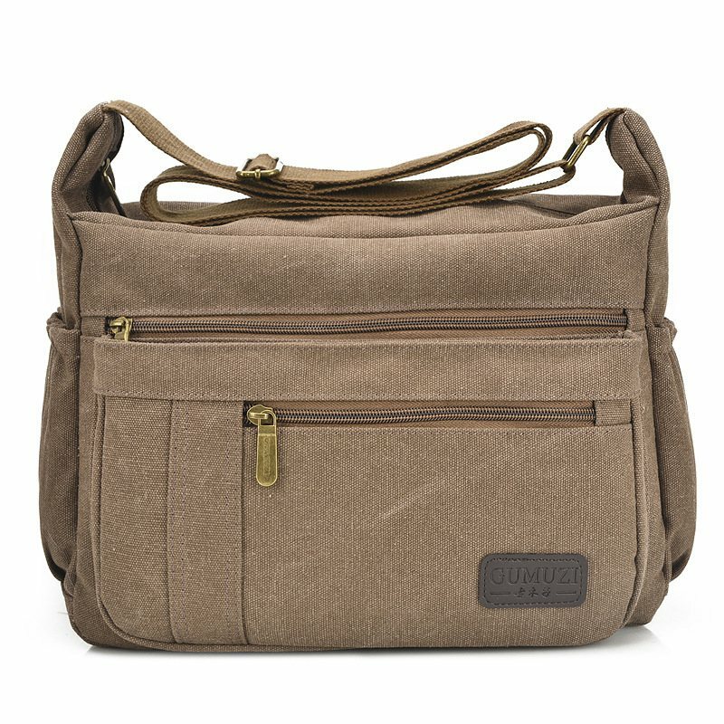 Hot Classic MAN's Shoulder Bag,Men's Vintage Canvas School Military Travel Handbags Messenger Bag Bolsas sac a main High Quality
