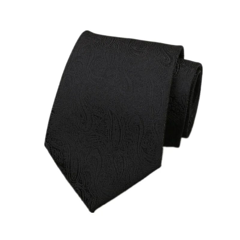 HOOYI męskie moda paskiem krawat dla mężczyzn Plaid krawaty biznesowe krawaty ślubne Party boże narodzenie stały prezent 8 cm