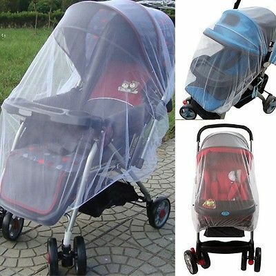 Infants Baby Stroller Pushchair Cart Mosquito Insect Net Safe Mesh Buggy Crib Netting