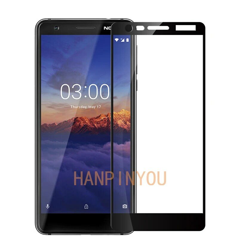 For Nokia 3.1 (2018) 5.2" Full Cover Tempered Glass Screen Protector Ultra Thin Explosion-proof Protective Film