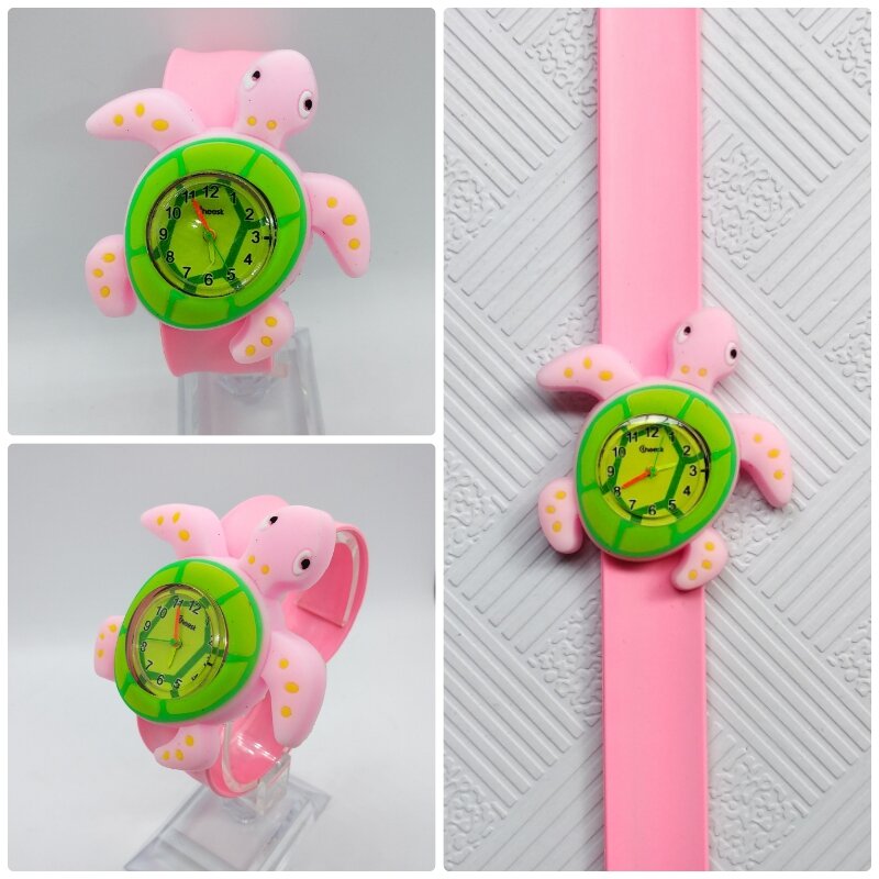 Reloj de pulsera con diseño de tortuga Millennium para niños y niñas, cronógrafo electrónico informal de moda, regalo para bebés