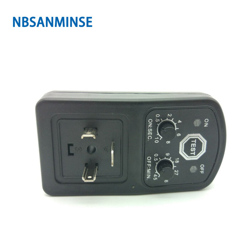 NBSANMINSE DSQ compresor neumático, conectores de válvula solenoide de aire, temporizador electrónico, temporizador de válvula de alta calidad