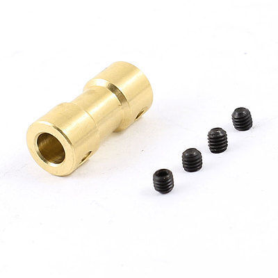 3mm x 5mm RC Airplane Brass Motor Shaft Coupling Connector Coupler Adapter