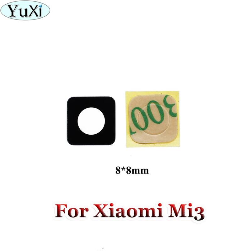 YuXi Voor Xiaomi voor Redmi 1 1 S 2A 3 4A 4X4 4 pro 6A 5 Plus voor redmi note 2 3 4 5 5A Achter Back Camera Glas Lens Cover Lijm