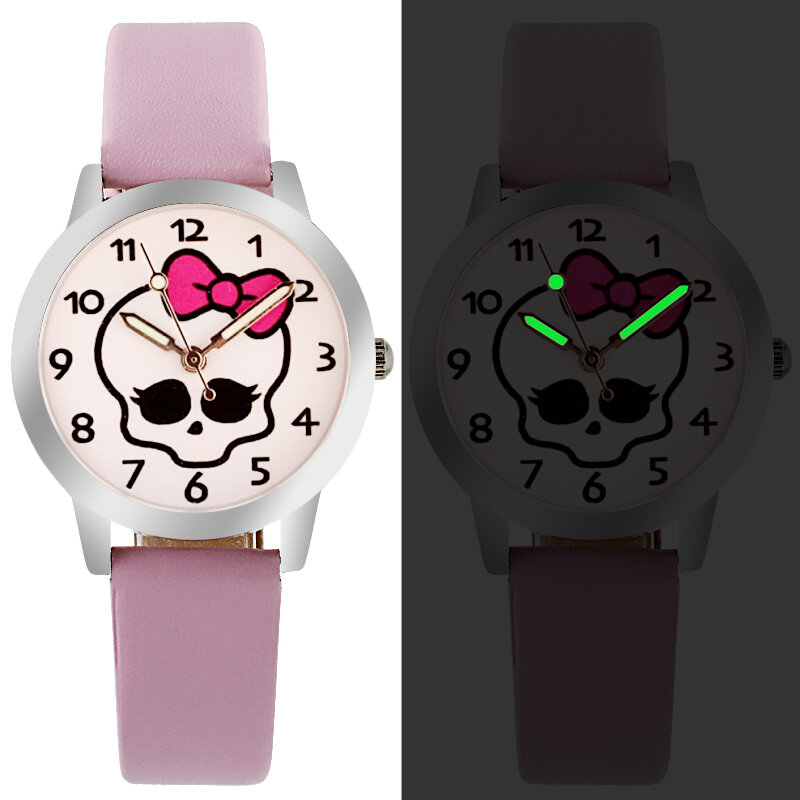 Reloj de pulsera de cuarzo para niños y niñas, cronógrafo de marca a la moda, con dibujos animados, Multicolor