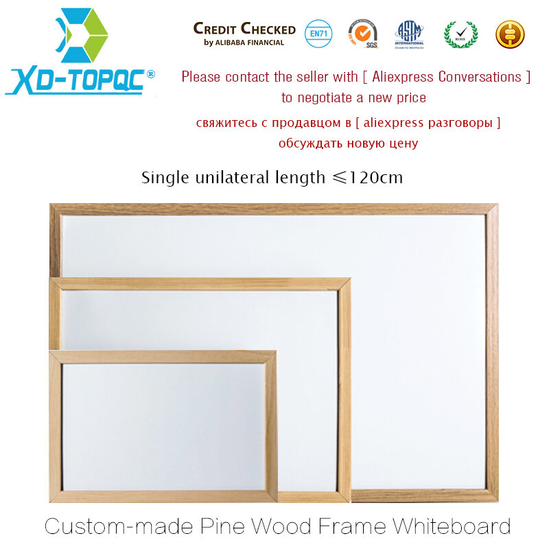 XINDI Individualized Custom-made Writing Board Various Different Sizes Customized White / Black / Cork / Combination Board DZ01