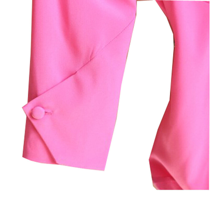Baru Fashion Wanita OL Leher V Seksi Tubuh Kemeja Sifon Tiga Kuartal Tubuh Blus Kemeja S-XXL SY0127 Putih pink Tua, Aprikot