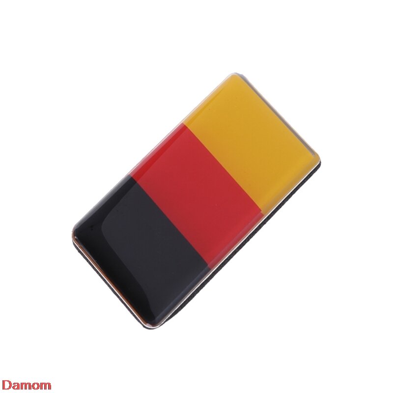 1pc flaga niemiecka przedni grill naklejki znaczek z symbolem dla Volkswagen Golf Polo Audi