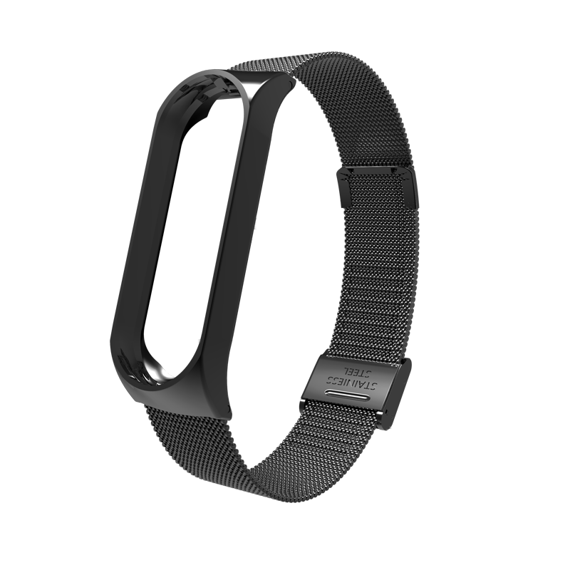 for Miband 3 Strap Bracelet Metal Screwless Stainless Steel Wristbands For Xiaomi Mi Band 3 Wrist Strap Pulseira Miband4