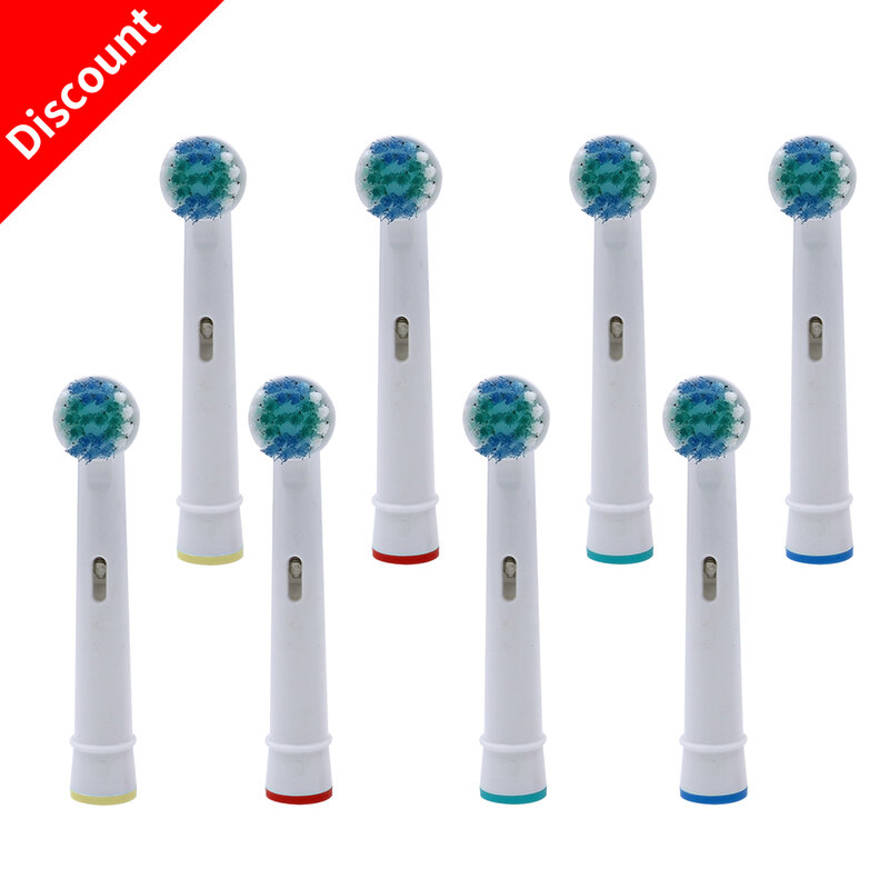 Oral-B-cabezales de cepillo de dientes eléctrico, accesorio compatible con Advance Power/Pro Health/Triumph/3D Excel/vitalidad precisión Clean 400 450 450T