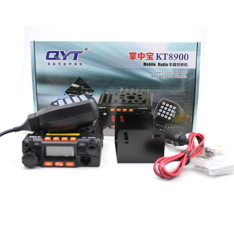 Klassieke Qyt KT-8900 Mini Mobiele Radio Dual Band 136-174Mhz & 400-480Mhz 25W Mobiele transceiver KT8900 Auto Radio Station