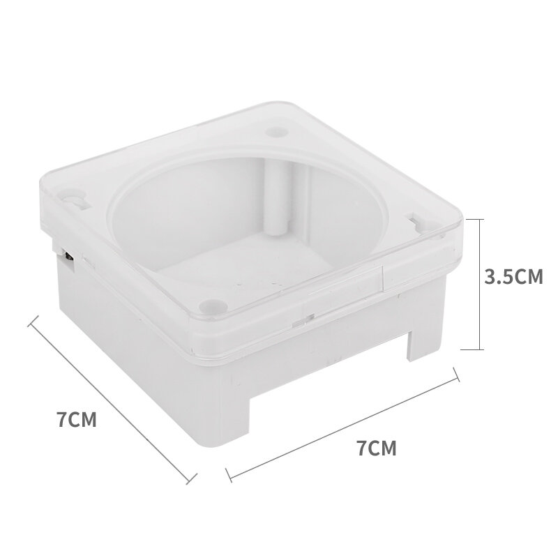 Panel Mounting Plastic Transparant Case Waterdichte Cover Behuizing Bescherming Voor Tijd Schakelaar Timer Sinotimer TM618 CN101 CN101A