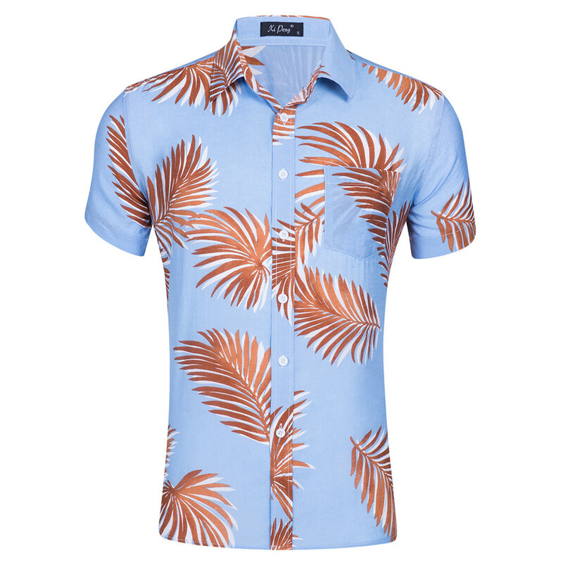 Men's Casual Short Shirt Aloha Summer Tropical Beach Holiday Party Hawaiian Shirt Pineapple Floral Printed Bright Color