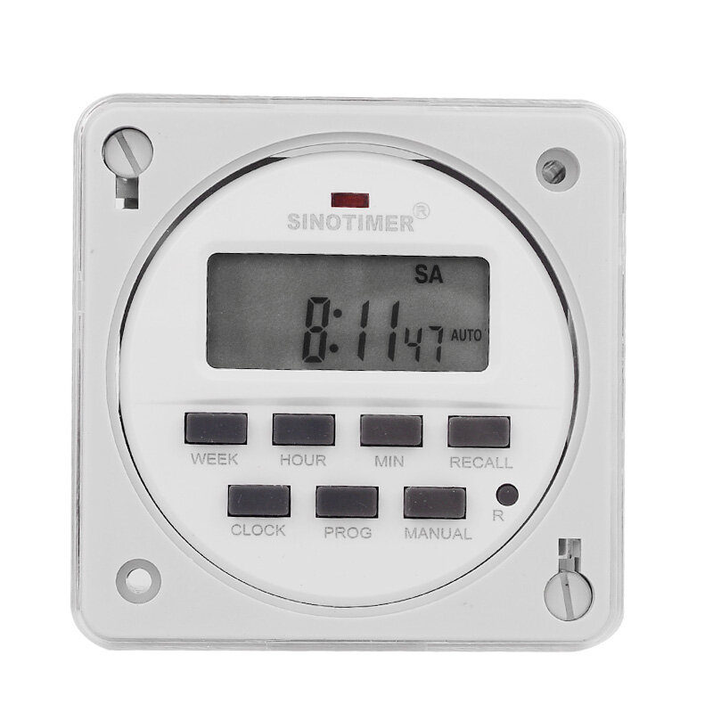 Panel Mounting Plastic Transparent Case Waterproof Cover Enclosure Protection for Time Switch Timer SINOTIMER TM618 CN101 CN101A