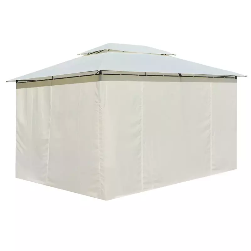Giardino Marquee con Le Tende 4x3 m Impermeabile Tenda Da Giardino Gazebo Pieghevole tenda A Baldacchino Tendone All'aperto Eventi di Partito Barbecue Campeggio