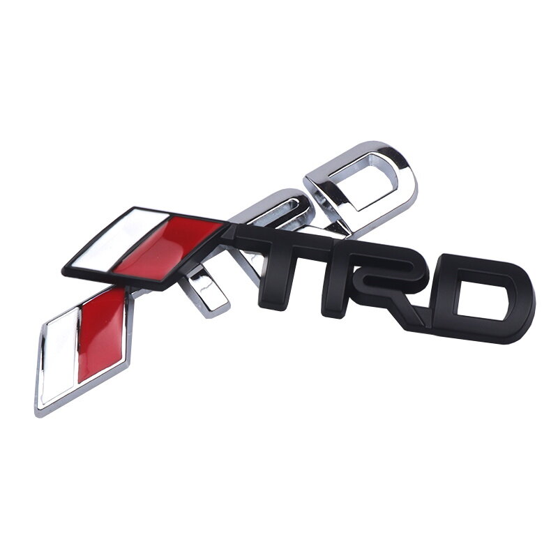 Car Styling 3D Metal TRD Sport Car Badge rear Emblem tail sticker for Toyota CROWN REIZ COROLLA Camry Accessories