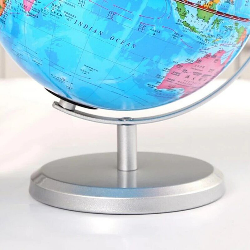 地球世界地図地理的おもちゃ,20cm,デスクトップ装飾,ホームオフィスチェック,子供へのギフト