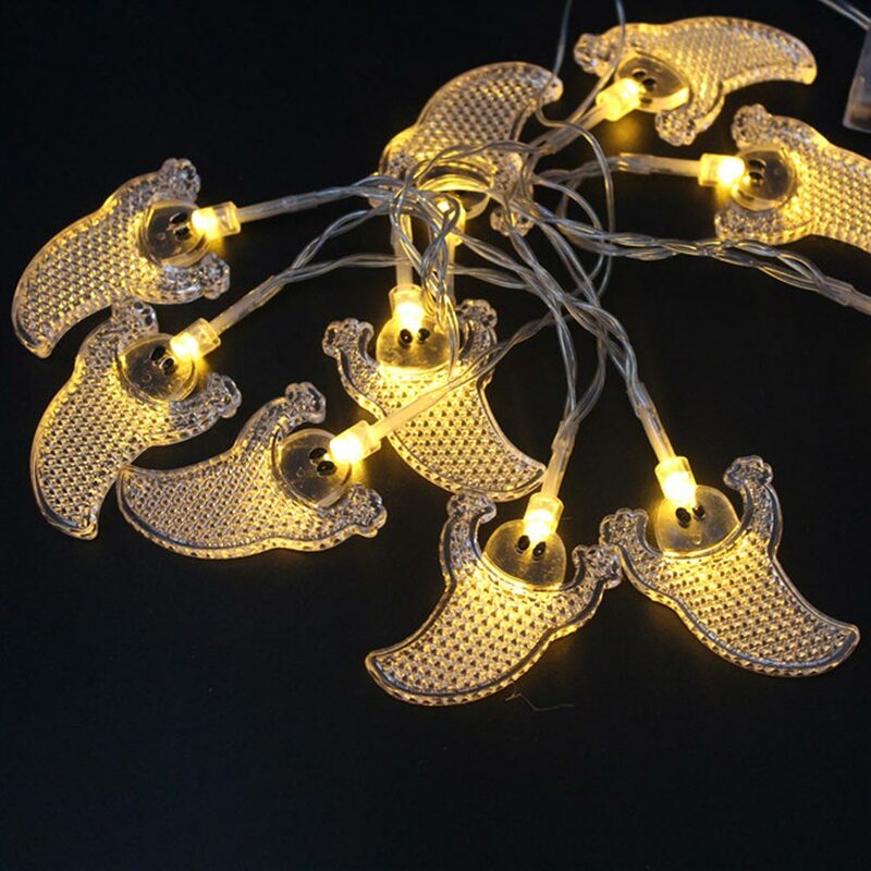 10LED 20LED Ghost Fairy String Light Lamp Halloween Christmas Party Festival Decor DIY Ghost Strip Light S9