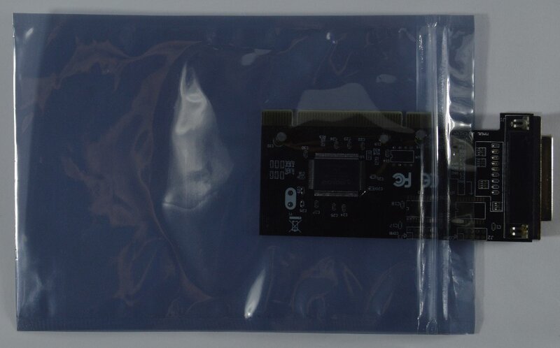 11 * 18cm or  4.33 * 7.09inch Anti Static Shielding Bags Zipper lock Top waterproof self seal ESD Anti-Static pack bag 50pcs/bag