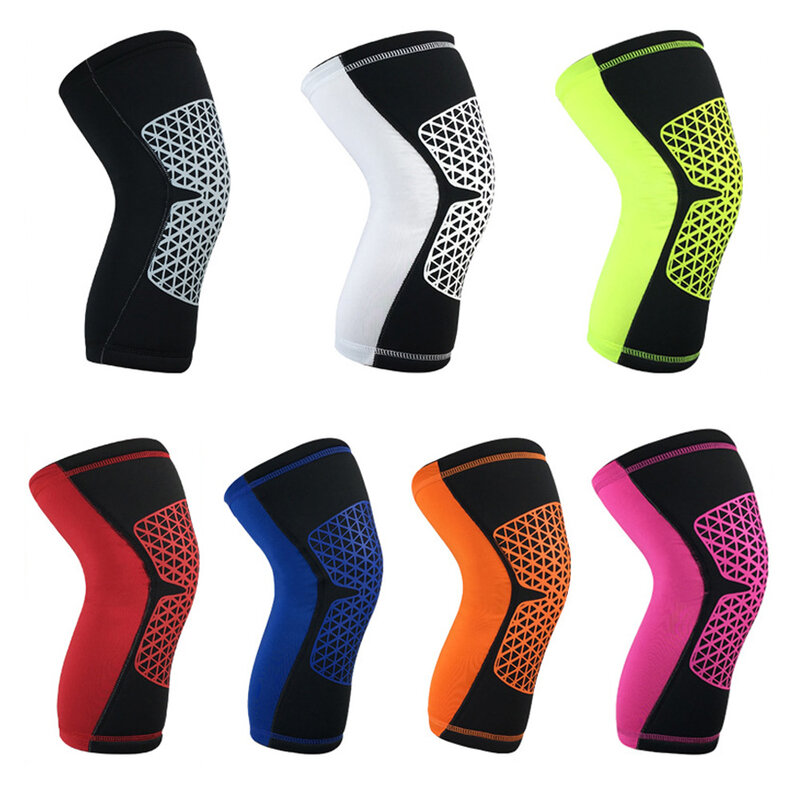 Sports Short Knee Protectors Grid Pattern Breathable Non-slip Protective Gear SPSLF0007