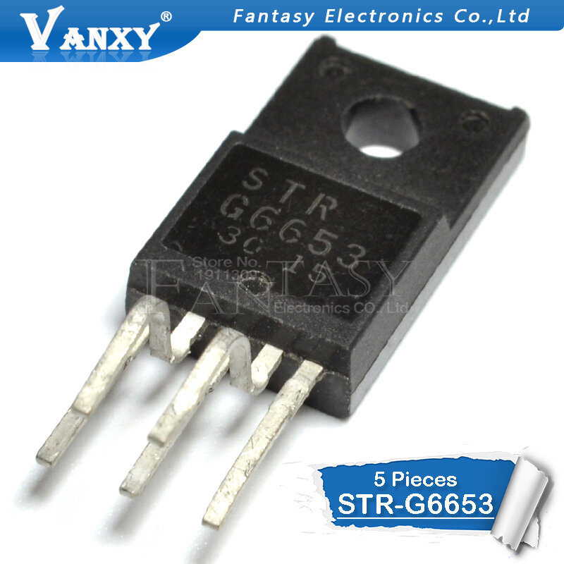 STR-G6653-TO220F-5 G6653, TO220F, STRG6653, 5 unidades