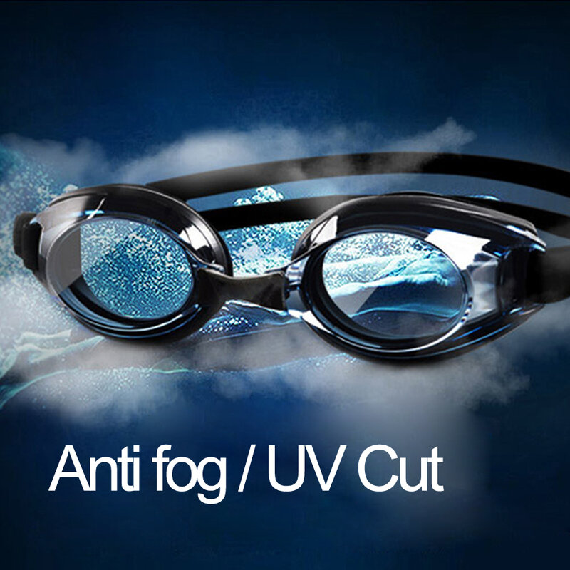 Lunettes de natation professionnelles Anti-buée UV, lunettes de natation pour hommes et femmes, dioptrie en Silicone, lunettes de sport, étui en option