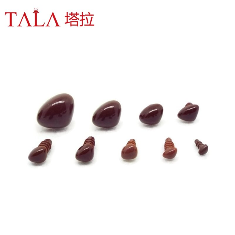 Triangle Brown Safety Noses For Toy 4.5mm/6mm/7mm/8mm/9mm/10mm/12mm/15mm/18mm