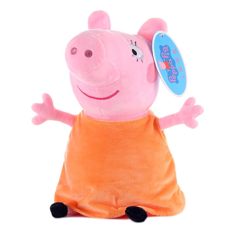 Original Brand 2Pcs/set Peppa Pig Stuffed Plush Toy 30cm Peppa George Pig Family Party Dolls Christmas New Year Gift For Girl
